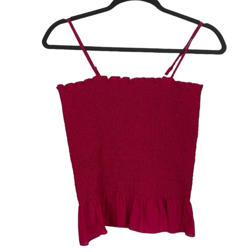 Maeve Anthropologie smocked tank top